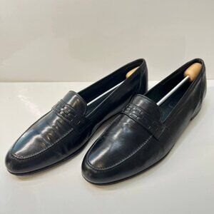 Bally Black Leather Loafers – Men’s Size 10